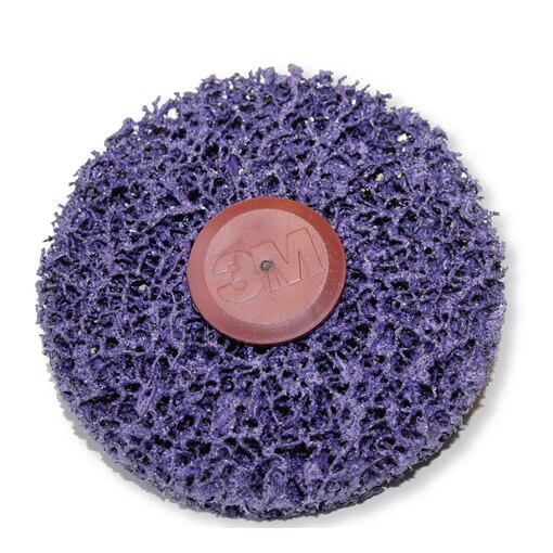 Disque nettoyant 3M® avec tige Ø 150 mm lilas